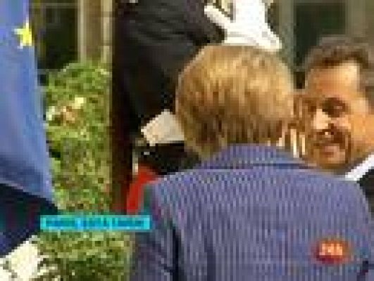 Telediario 1 - Cumbre franco-alemana