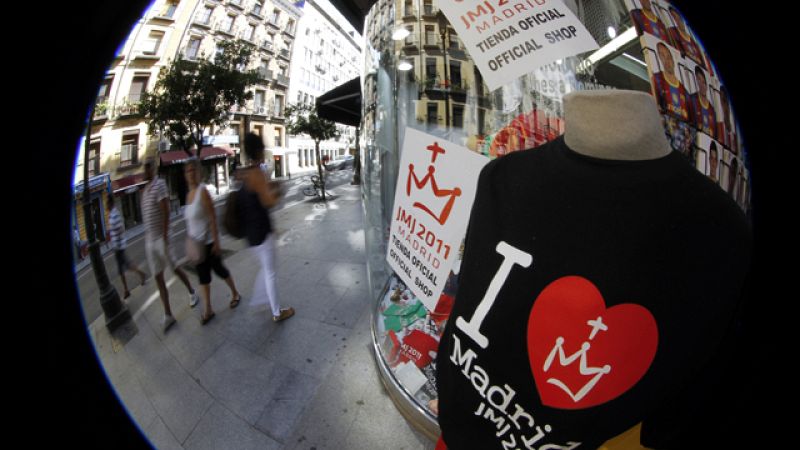 La llegada de tantos y tantos peregrinos ha cambiado el aspecto y el pulso de Madrid