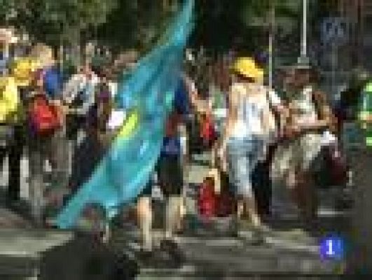 Telediario 1 - Ambiente segundo día de la JMJ