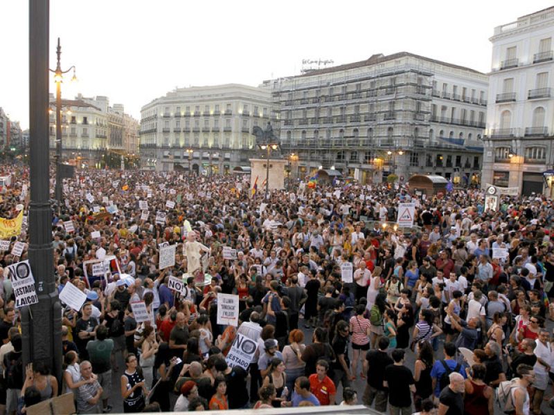Los manifestantes aceptan la visita del papa, pero de forma austera