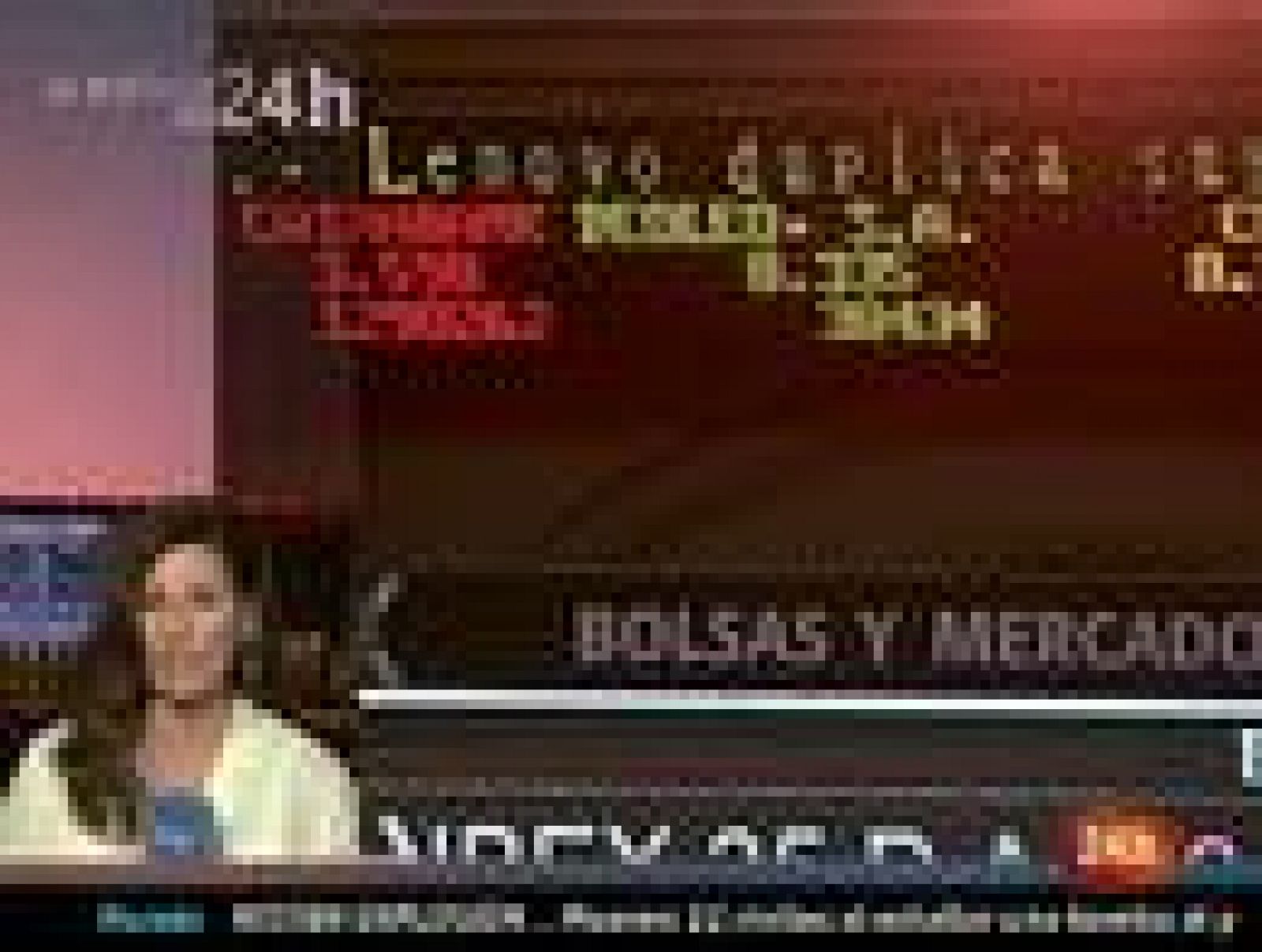 Informativo 24h: Las bolsas se hunden otra vez | RTVE Play