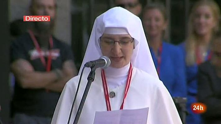 Informativo 24h - Las monjas agradecen la visita de Benedicto XVI en el Escorial