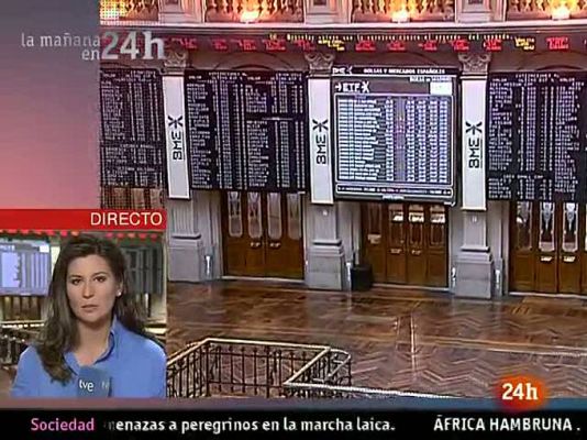 El Ibex 35 cae más de dos puntos a mitad de la sesión 