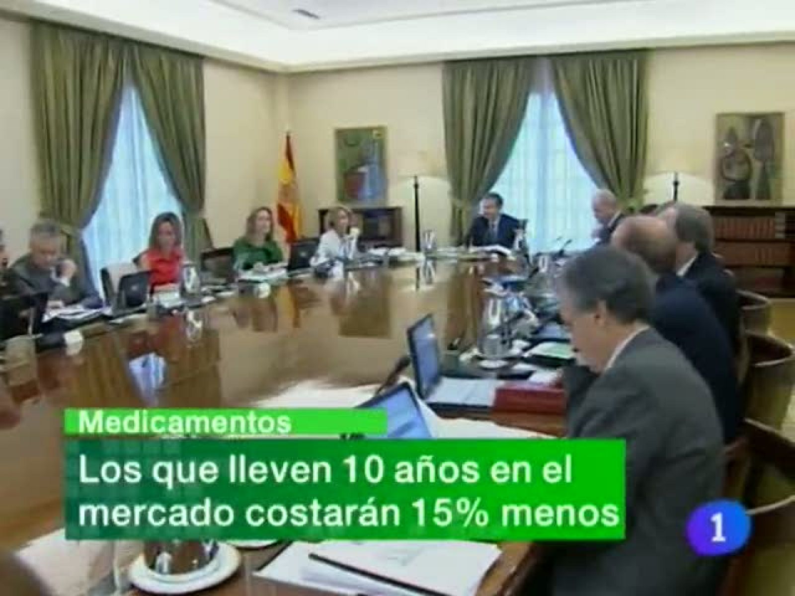   Nuevas medidas anti crisis del gobierno Central. Hoy alcanzaremos los cuarenta grados centígrados de calor. Estamos en alerta amarilla. Mendilíbar, técnico de osasuna rebaja la euforia que existen en torno al equipo en vísperas de comenzar la liga.
