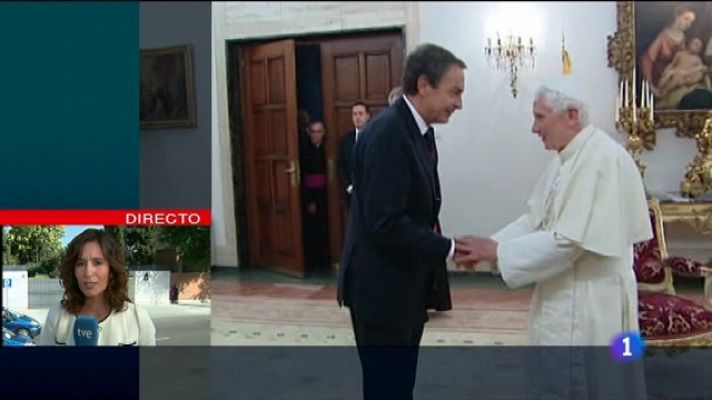 Especiales informativos - Encuentro del Papa con Zapatero