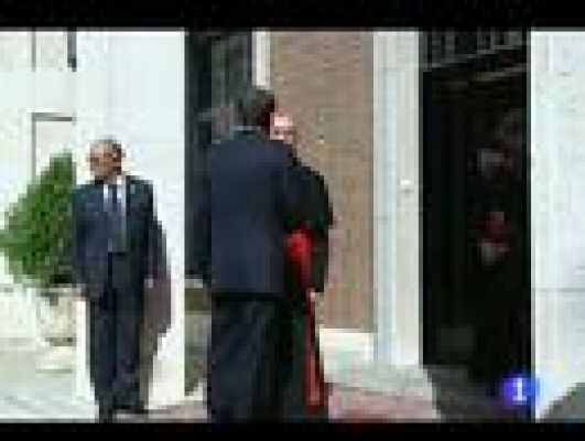 Zapatero y el papa conversan sobre la crisis economica