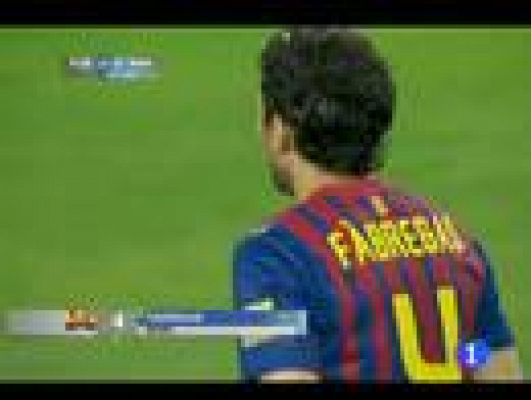 Telediario 1 - Cesc viene a ganar con el Barça