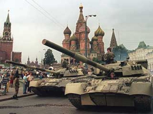 Telediario 1 - Un golpe militar del aparato comunista derriba a Gorbachov