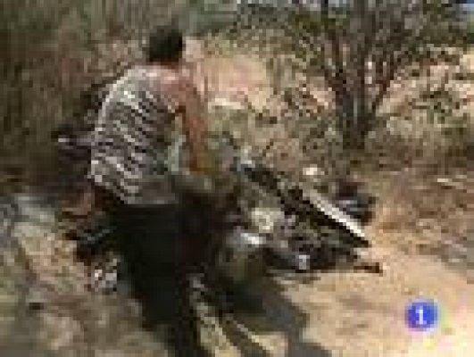 Telediario 1 - Estabilizado el incendio de Murcia