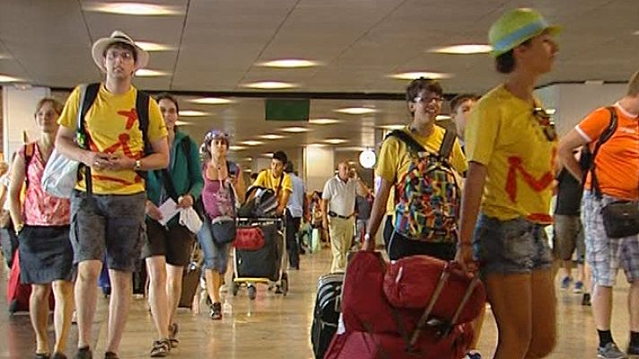 Telediario 1 - La vuelta a casa