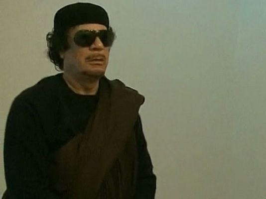 Telediario 1 - Gadafi y sus hijos