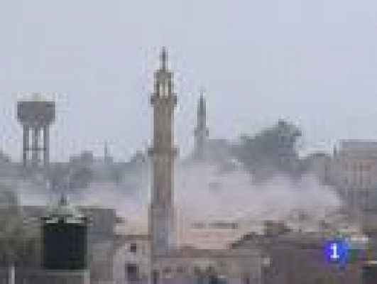 Telediario 1 - Se intensifican los combates