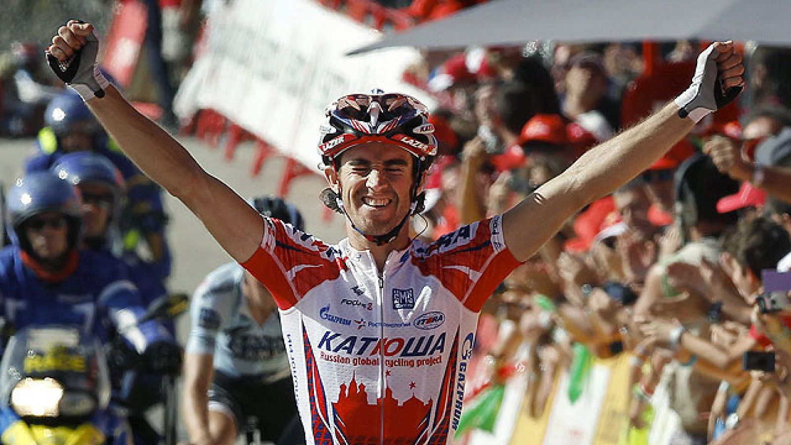 Dani Moreno gana la segunda etapa para el ciclismo español