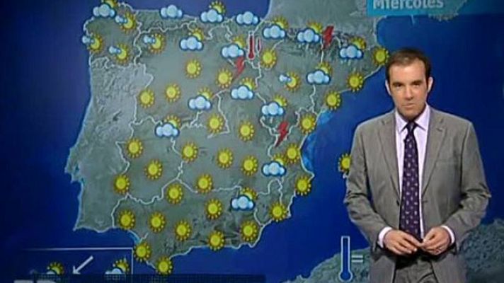 El tiempo - Nubosidad en el Cantábrico