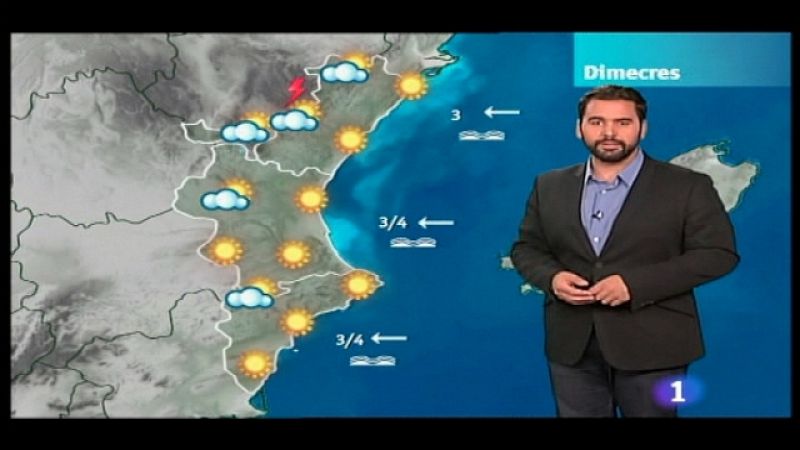 El tiempo en la C. Valenciana - 24/08/11 - Ver ahora 