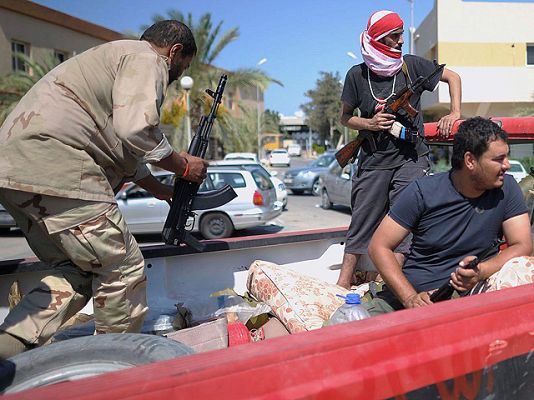 Telediario 1 - Los rebeldes controlan Trípoli