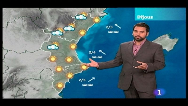 El tiempo en la C. Valenciana - 25/08/11 - Ver ahora 