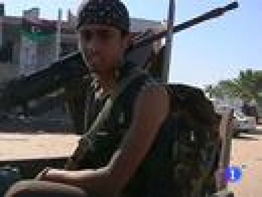 Telediario 1 - La OTAN busca a Gadafi