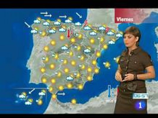 El tiempo - Cielos poco nubosos y temperaturas máximas en moderado descenso