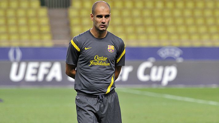 Telediario 1 - Preocupa el césped del Luis II