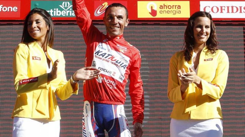 Tras su segunda victoria de etapa en la Vuelta, el español del Katusha se pone de líder