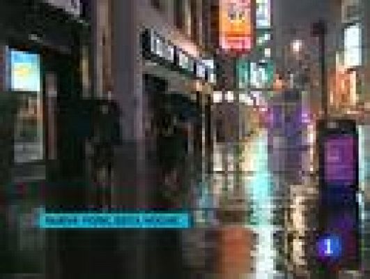 Telediario 1 - Irene llega a Nueva York convertida en tormenta tropical