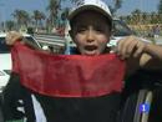 Telediario 1 - Los rebeldes libios se afianzan en Trípoli e intentan controlar el país