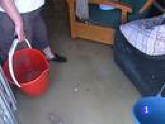 Telediario 1 - Destrozos en San Andrés