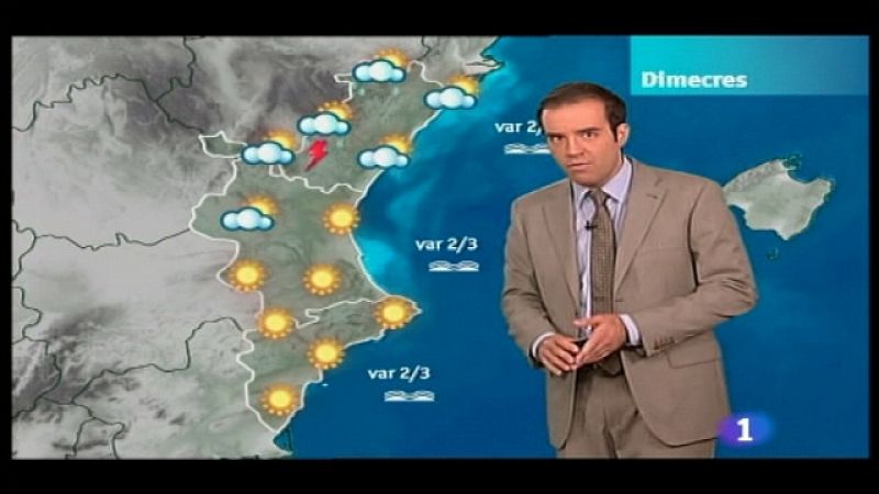 El tiempo en la C. Valenciana - 30/08/11 - Ver ahora