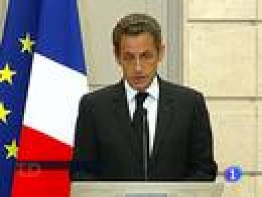 Telediario 1 - Sarkozy y el escándalo Bettencourt