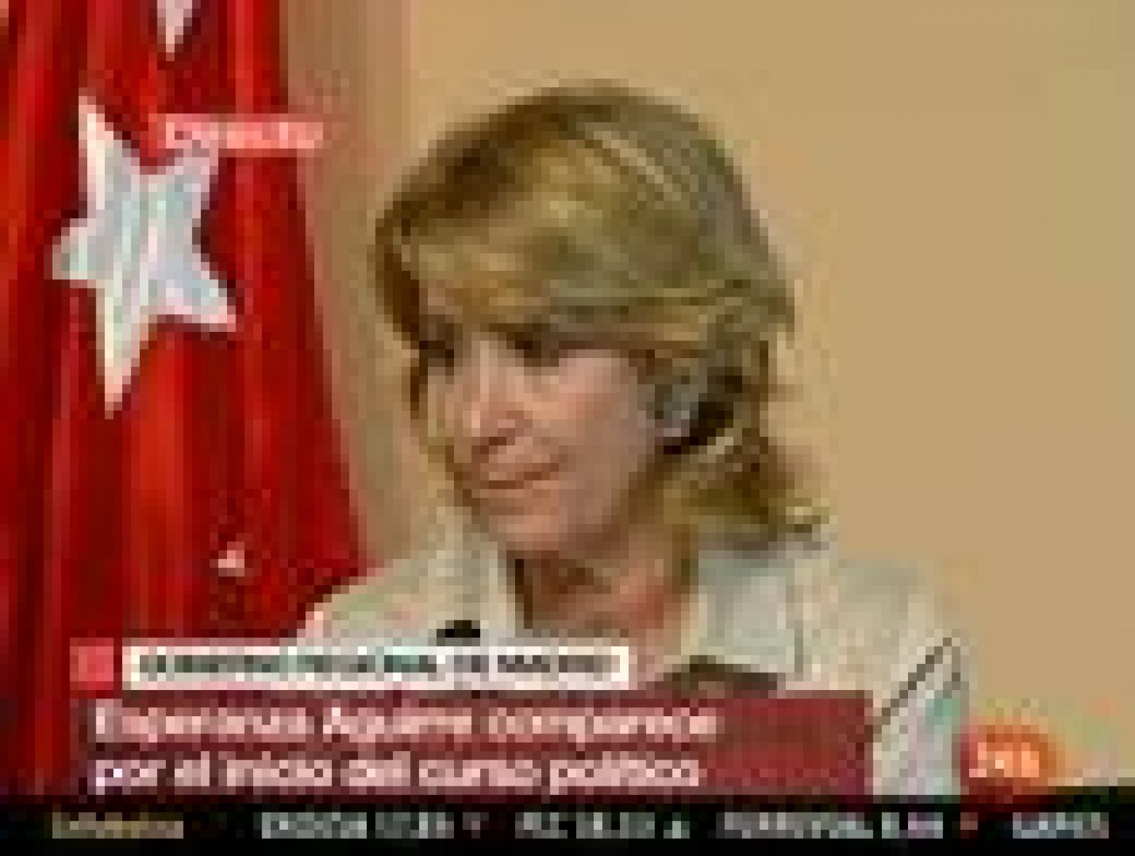 Informativo 24h: Aguirre dice a los profesores que "la mayoría de los madrileños trabaja más de 20 horas" | RTVE Play