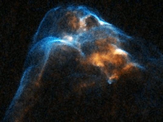 El Hubble graba el nacimiento de una estrella