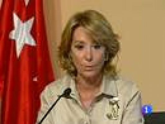 Telediario 1 - Aguirre quiere policía autonómica