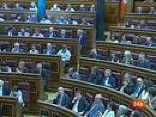 Telediario 1 - El Congreso termina su tramitación de la reforma con la duda del voto de CiU