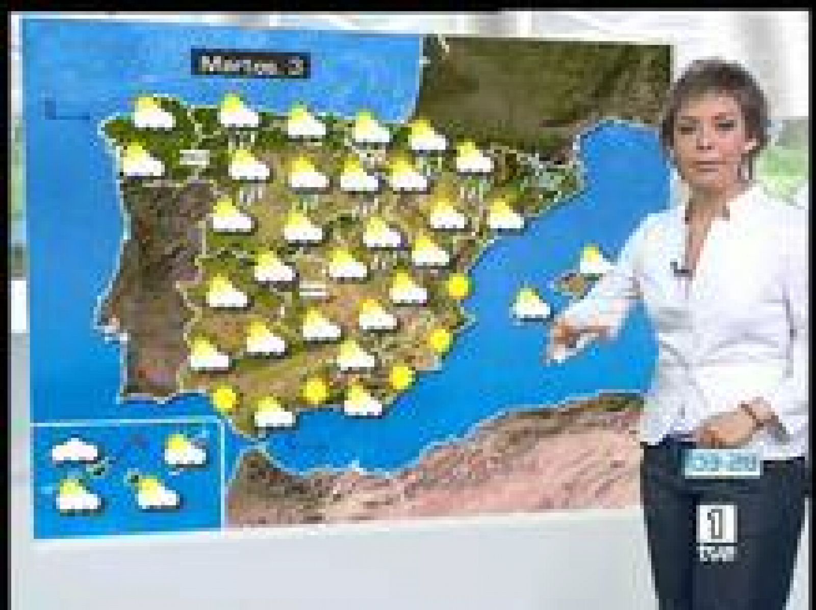 Continúan las lluvias en todo el noroeste peninsular, con especial incidencia en Cataluña. 