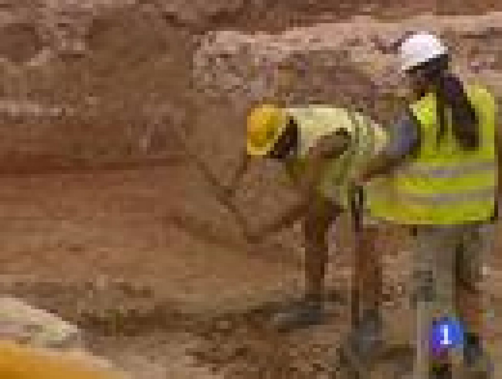 Las obras del AVE, en Barcelona, han dejado al descubierto las ruinas de una villa Romana