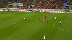 Vargas marca el segundo (0-2)