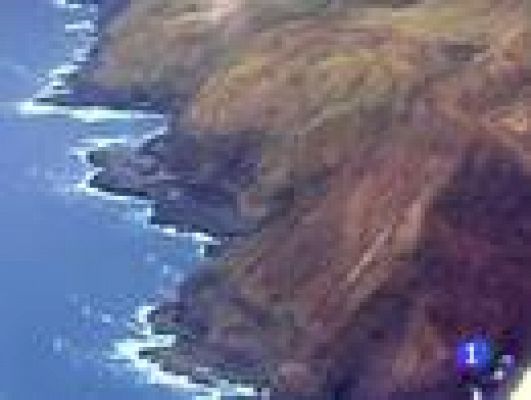 Telediario 1 - Avión estrellado en Chile