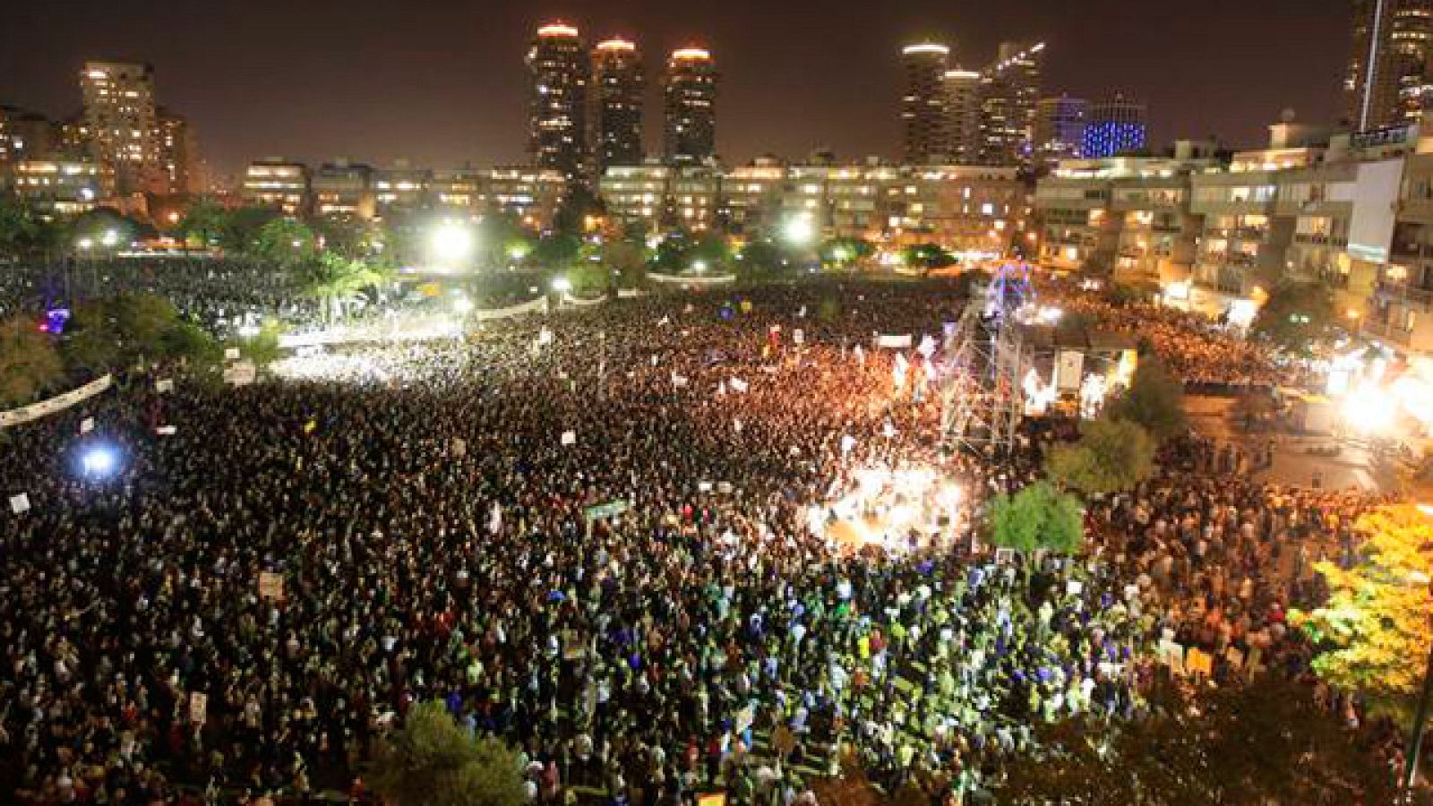 Manifestación histórica en Israel contra la injusticia social