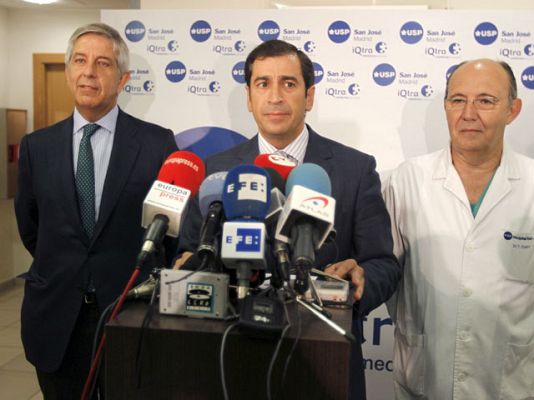 Telediario 1 - El rey se recupera de su operación