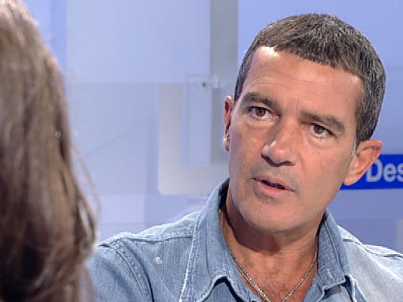 Antonio Banderas de visita en RTVE