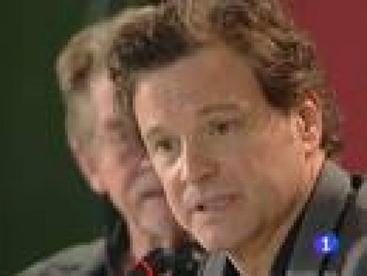 Telediario 1 - Colin Firth en Venecia