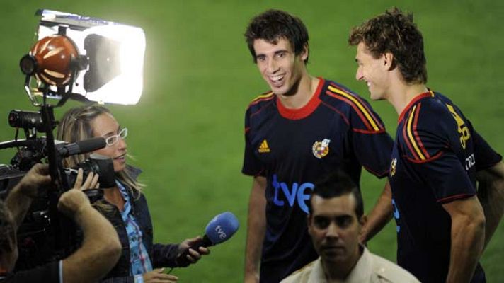 Telediario 1 - Fernando Llorente, como en casa...