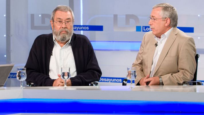 Los desayunos - Entrevista íntegra a Méndez y Toxo en 'Los desayunos de TVE'