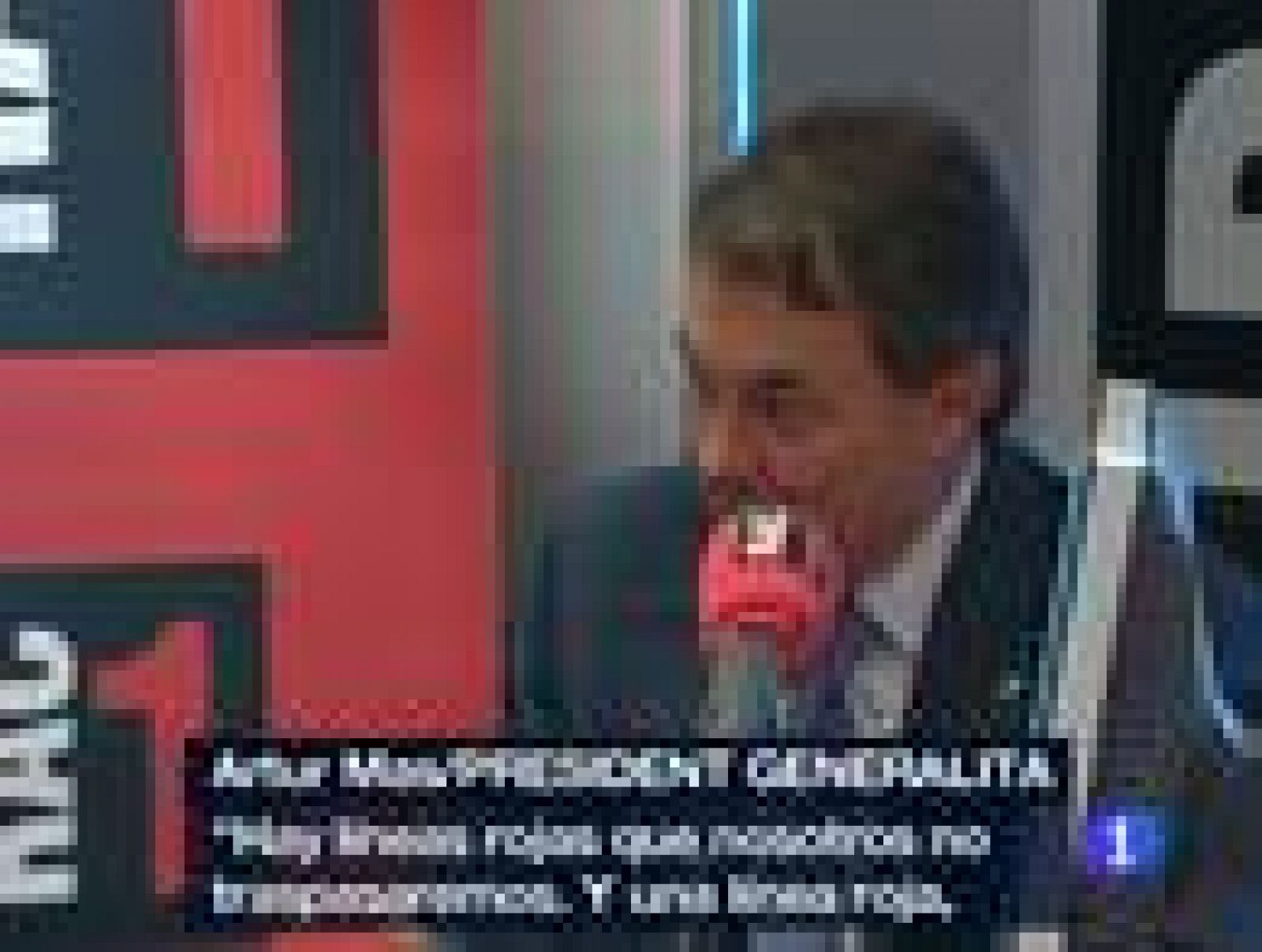 Telediario 1: Mas advierte al PP sobre el catalán | RTVE Play