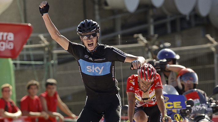 Vuelta ciclista a España - Froome gana, Cobo sigue líder
