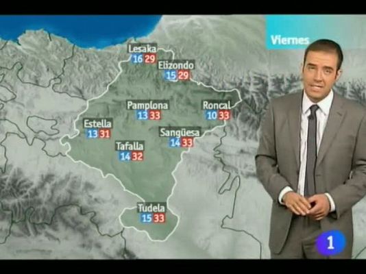 El Tiempo en la Comunidad de Navarra  08/09/11