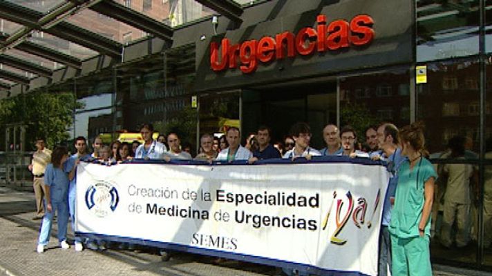 Telediario 1 - Los médicos piden cambios