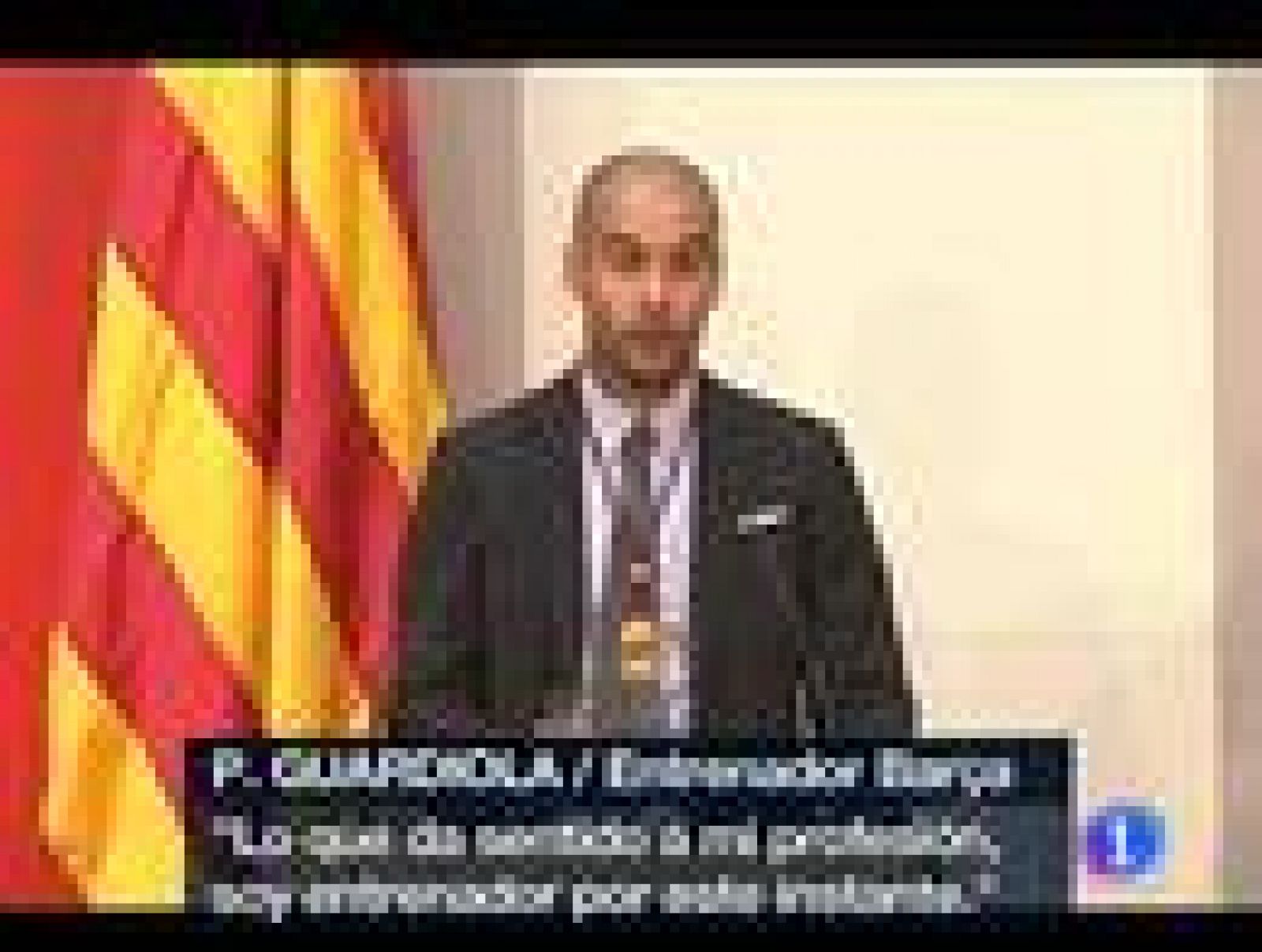 Telediario 1: Guardiola: "El Barça nos hace buenos" | RTVE Play
