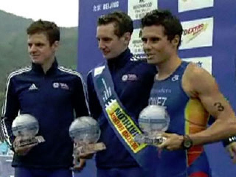 Gómez Noya, bronce en Triatlón